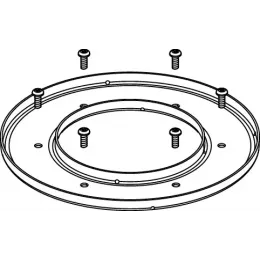 TECE 3690003 TECEdrainpoint S Монтажный комплект с прижимным фланцем, нержавеющая сталь