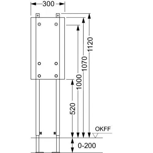 TECE 9360000 TECEprofil Модуль для поручней и опорных систем