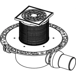 TECE 3601200 TECEdrainpoint S 120 Трап дренажный, с универсальным фланцем Seal System