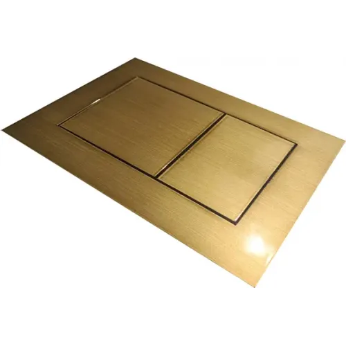 TCprofi TC42BR CRAFT Панель смыва с двумя клавишами для инсталляции TECE, серия Now, цвет бронза состаренная