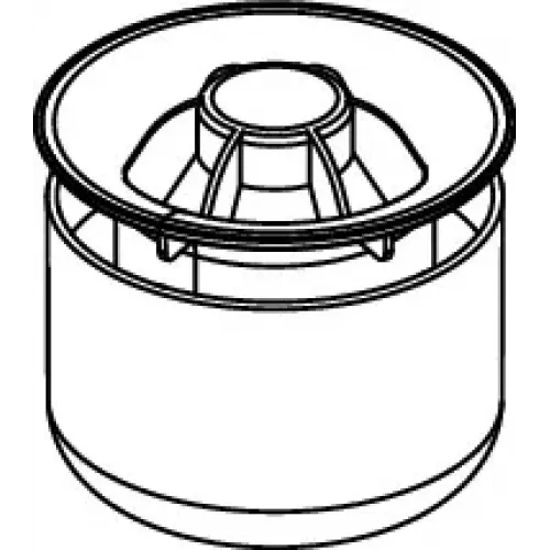 TECE 3695005 TECEdrainpoint S Стакан гидрозатвора с мембраной для трапов DN 50 стандартных и вертикальных и DN 70
