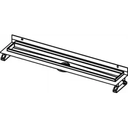 TECE 600701 TECEdrainline Дренажный канал для пристенного монтажа, прямой, 70 см