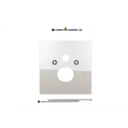 TECE 9650103 TECElux Стеклянная панель для установки унитазов-биде (Duravit и т. п.), нижняя, стекло белое