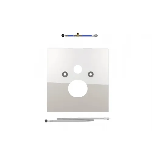 TECE 9650103 TECElux Стеклянная панель для установки унитазов-биде (Duravit и т. п.), нижняя, стекло белое