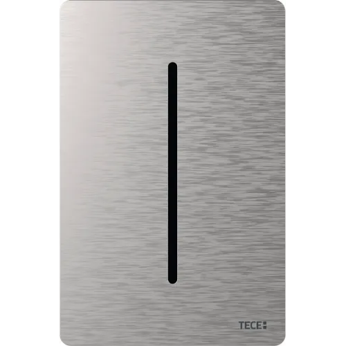 TECE 9242039 TECEfilo-Solid Электронная панель смыва писсуара, питание от батареи 7,2 В, материал металл, цвет панели нержавеющая сталь, сатин