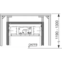 TECE 9380001 TECEprofil Телескопическое крепление для модулей