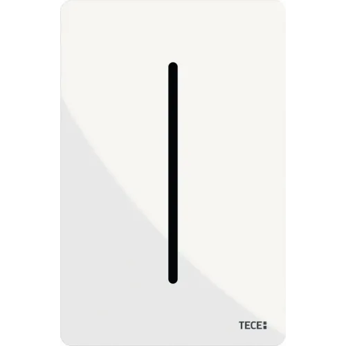 TECE 9242032 TECEfilo-Solid Электронная панель смыва писсуара, питание от сети 230 В, материал металл, цвет панели белый глянцевый