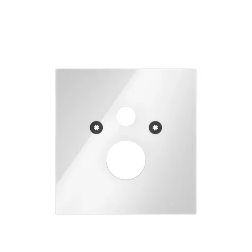 TECE 9650100 TECElux Стеклянная панель для установки стандартного унитаза, нижняя, стекло белое