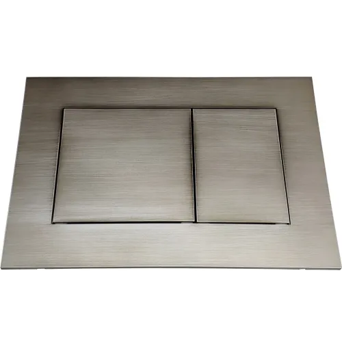 TCprofi TC42AGO CRAFT Панель смыва с двумя клавишами для инсталляции TECE, серия Now, цвет серебро состаренное