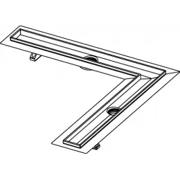 TECE 610900 TECEdrainline Угловой канал с гидроизоляционной лентой Seal System, 900 х 900