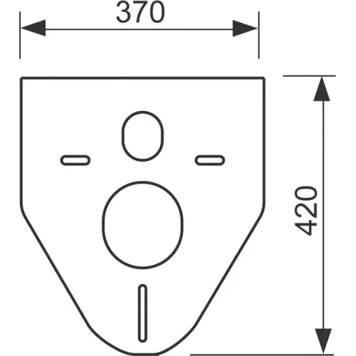TECE 9200010 TECEprofil Звукоизоляционный комплект для унитазов и биде