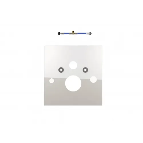 TECE 9650101 TECElux Стеклянная панель для установки унитазов-биде (Toto, Geberit), нижняя, стекло белое