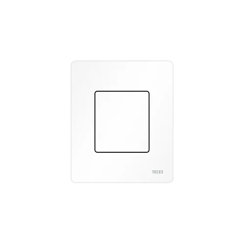 TECE 9242433 TECEsolid Металлическая панель смыва с картриджем для писсуара, цвет белый матовый