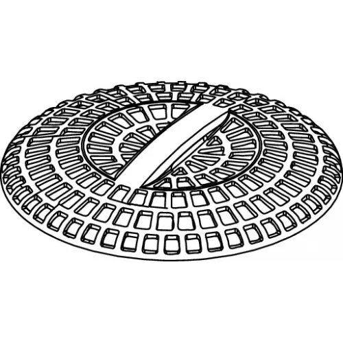 TECE 3690005 TECEdrainpoint S Решетка для волос для трапа