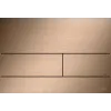 TECE 9240848 TECEsquare II Металлическая панель смыва унитаза II для системы с двойным смывом, цвет сатин, красный, позолоченный, с покрытием против отпечатков пальцев