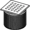 TECE 3660007 TECEdrainpoint S Декоративная решетка "quadratum", 100 мм, в стальной рамке, с монтажным элементом
