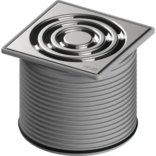 TECE 3660002 TECEdrainpoint S Декоративная решетка, 100 мм, в стальной рамке, с монтажным элементом