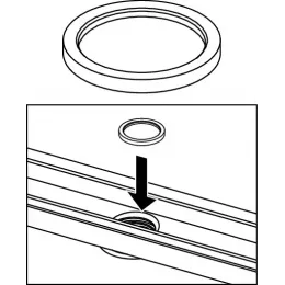 TECE 668012 TECEdrainline Уплотняющее кольцо для стакана