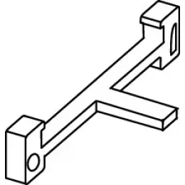 TECE 668024 TECEdrainline Опора основы для плитки, панели steel, нержавеющая сталь (1 шт.) (до августа 2007)