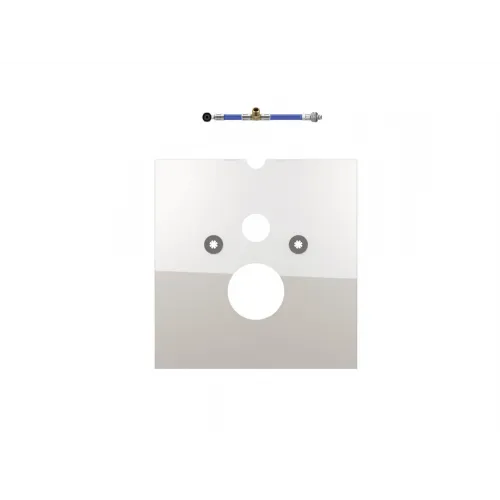 TECE 9650102 TECElux Стеклянная панель для установки сидений-биде, нижняя, стекло белое