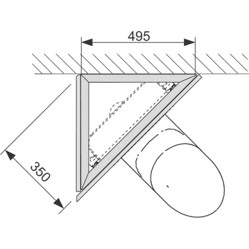 TECE 9380004 TECEprofil Крепление модуля для настенного углового монтажа