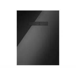 TECE 9650005 TECElux Стеклянная панель с механическим блоком управления, стекло черное, клавиши черные