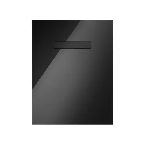 TECE 9650005 TECElux Стеклянная панель с механическим блоком управления, стекло черное, клавиши черные