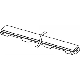 TECE 601592 TECEdrainline Стеклянная панель для душевого канала, прямая, 1500 мм, черный