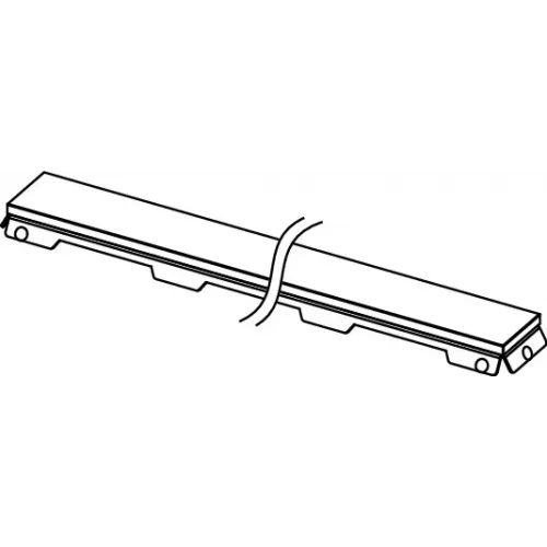 TECE 601592 TECEdrainline Стеклянная панель для душевого канала, прямая, 1500 мм, черный