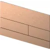 TECE 9240840 TECEsquare II Металлическая панель смыва унитаза для системы с двойным смывом, цвет сатин, красный, позолоченный hansgrohe/AXOR