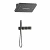 Timo. Душевая система встроенная с термостатом Petruma SX-5249/03SM Черный