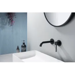 Timo. Смеситель для раковины встроенный Saona 2372/03SM Черный