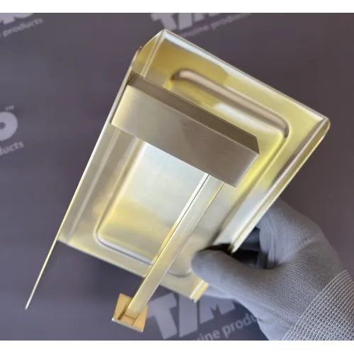 Timo. Бумагодержатель с полкой для телефона Selene 17044/17 Золото матовое