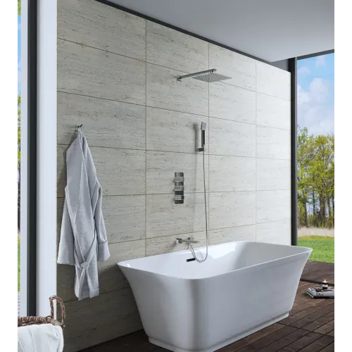 Timo. Душевая система встроенная с термостатом Petruma SX-5049/00SM Хром