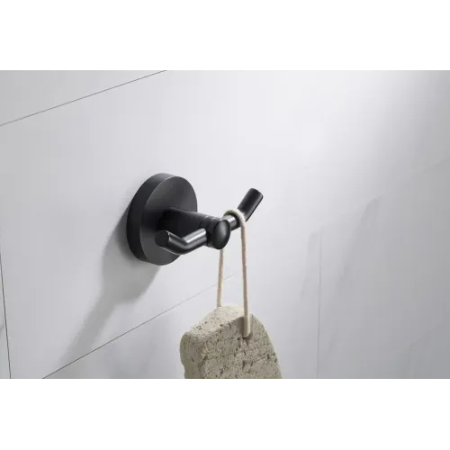 Timo. Крючок двойной Saona 13012/03 Черный