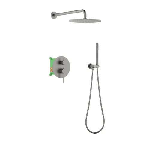 Timo. Душевая система встроенная Saona SX-2369/18SM Черное золото