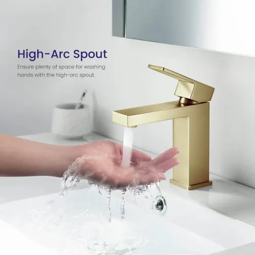 Timo. Смеситель для раковины Selene 2061/17F Золото матовое