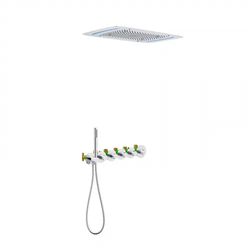 Timo. Душевая система встроенная с термостатом Saona SX-2319/00SM Хром