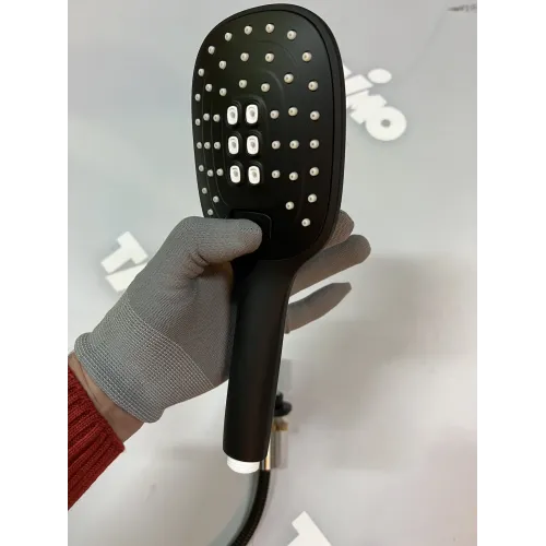 Timo. Смеситель для ванны врезной Helmi 4020/03Y Черный