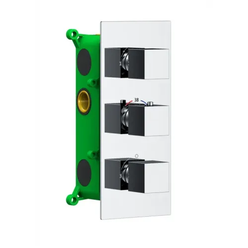 Timo. Душевая система встроенная с термостатом Petruma SX-5039/00SM Хром