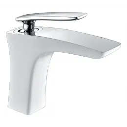 Timo. Смеситель для раковины Helmi 4061/00-16F Хром-Белый