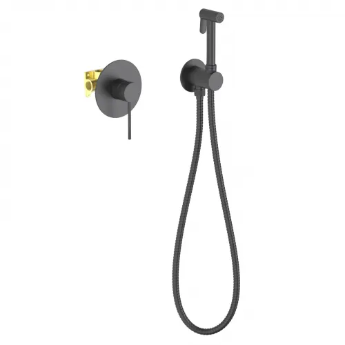 Timo. Смеситель встроенный с гигиеническим душем Saona 2389/03SM Черный