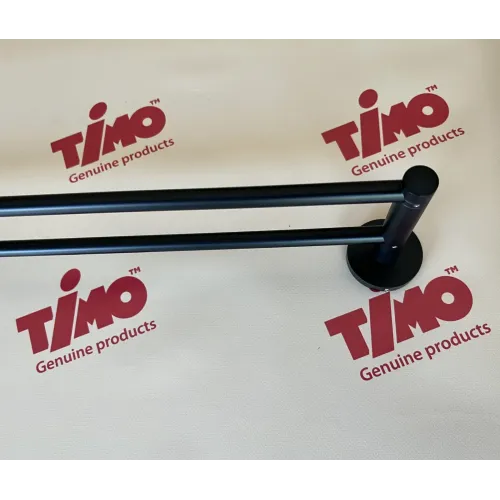 Timo. Полотенцедержатель двойной Saona 13056/03 Черный