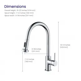 Timo. Смеситель для кухни с выдвижной лейкой Saona 2316/00FL Хром