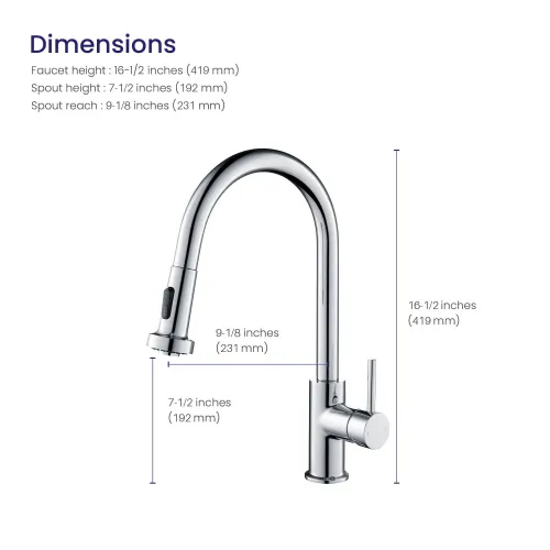 Timo. Смеситель для кухни с выдвижной лейкой Saona 2316/00FL Хром