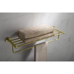 Timo. Полка для полотенец Saona 13058/17 Золото матовое