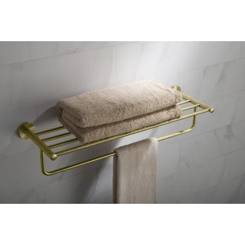 Timo. Полка для полотенец Saona 13058/17 Золото матовое