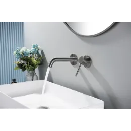 Timo. Смеситель для раковины встроенный Saona 2372/18SM Черное золото