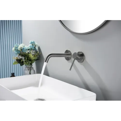 Timo. Смеситель для раковины встроенный Saona 2372/18SM Черное золото