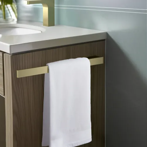 Timo. Полотенцедержатель Petruma 15251/17 Золото матовое